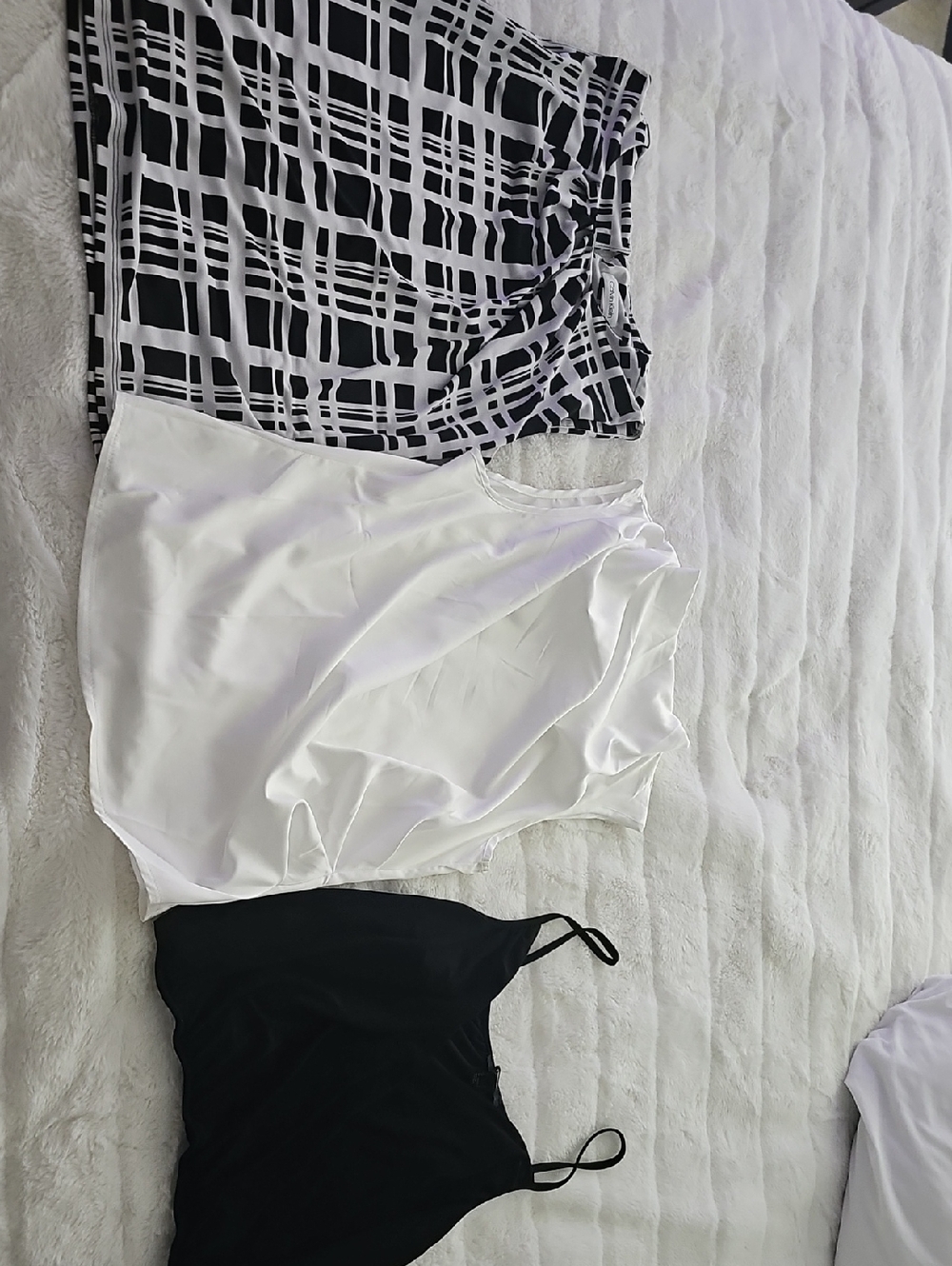 Bundle of 3 Women’s Tops – Size S (Calvin Klein, Satin White Shirt & Forever 21